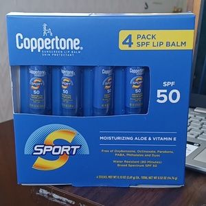 Coppertone 4pk chap stick